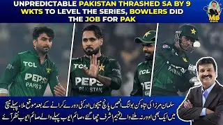 Unpredictable Pakistan thrashed SA by 9 Wkts to level the series, bowlers did the job for Pak