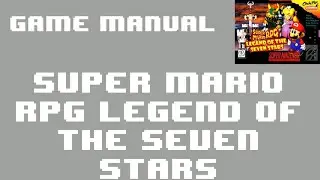[SNES Manual] Super Mario RPG - Legend of the Seven Stars (USA) Manual -  Super Nintendo / Famicom