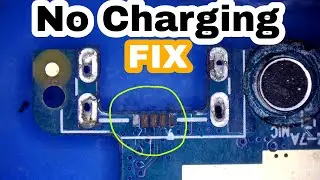 Missing print charging connector replacement #mobilephonerepair