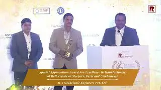 Special Appreciation Award for Excellence in Manufacturing of Rail Tracks