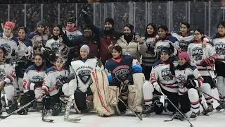 Chandigarh women won the Bronze medal in Khelo India Ice Hockey by defeating Himachal Pradesh 
