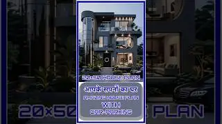 20&times;50 GHAR KA NAKSHA | #2BHK HOUSE DESIGN | #houseplan #trendingshorts  #SHORTS #housedesign #home