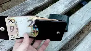 Миникошелек из кожи. Mini leather wallet.