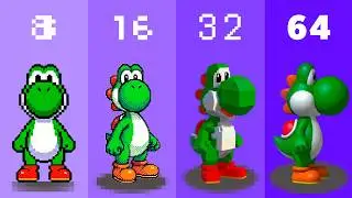 YOSHI STORY in different bits