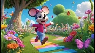 Mia Mouse Counts | Counting Song for Kids | Nursery Rhymes in English