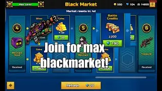 Join my clan for max blackmarket! Pixel Gun 3D