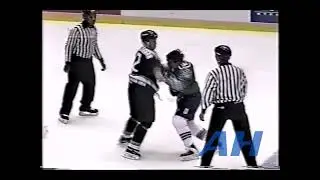 IHL Oct. 7, 1994 Brian Pellerin,HOU v Jeff Buchanan,ATL Houston Aeros Atlanta Knights