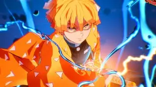DEMON SLAYER HINOKAMI CHRONICLES 2 - ZENITSU  (COMBOS,SUPER ATTACKS AND ULTIMATE ATTACK) [2K 60FPS]