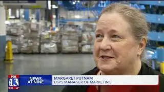 Holiday rush at the post office