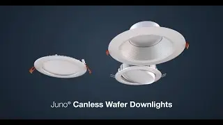 Wattage and Color Selectable Juno Wafer LED Downlight | Lithonia Lighting