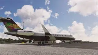 Virtual Pilot Life! Flight Bermuda to New York, Farmingdela Airport, Long Island.MSFS2020.