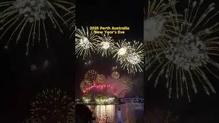 2025 Perth Australia New Year&rsquo;s Eve #fireworks  #perth  #newyear2025  #newyear  #australia