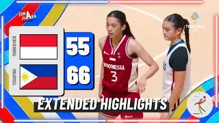 INDONESIA VS FILIPINA (55-66) EXTENDED HIGHLIGHTS | WOMENS BASKETBALL SEA GAMES 2025