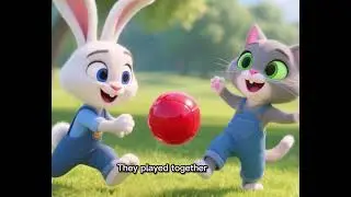 Ben& the Red Ball &ndash; Fun Sharing Story with Abby