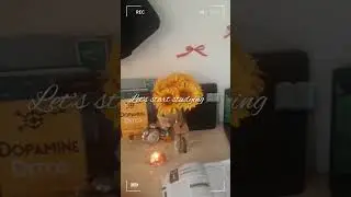 Romantising my study table & routine || study with me #trending #minivlog #students #study #candle
