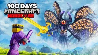I Survived 100 Days in DARK FANTASY Minecraft Hardcore!