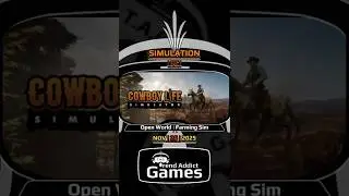 &bull; Cowboy Life Simulator &bull; Simulation | Open World | Farming Sim / PC