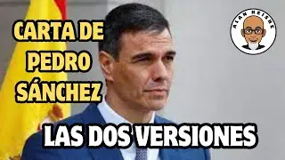 Las dos Versiones de la Carta de Dimisi&oacute;n Pedro S&aacute;nchez a la Ciudadan&iacute;a