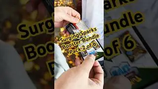 Coworker opening surging spark booster Bundle pack 2 #pokemon #boosterbundle #packopenning #ptcg #