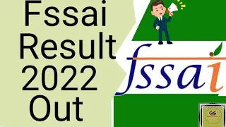 Fssai results 2022 Out ll Final cutoff of all post ll Detailed video.