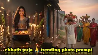 Chhath puja 🙏 trending photo editing|trending photo prompt | sujit Vishwakarma Tech |trending photo