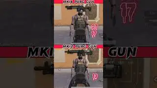 MK14 V/S MK12 PUBG MOBILE GUN DAMAGE TEST #viral #shorts