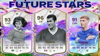 EQUIPA 2 FUTURE STARS ZIDANE 96 & ZICO 93 & PALMER 91 | EAFC 24
