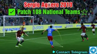 Sergio Ag&uuml;ero 2010✅ FC25 Patch 108 National Teams⭐️