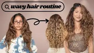 I'm obsessed with my every day wavy hair routine