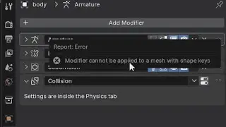 How to apply modifiers with SHAPE KEYS !! | Solution | Blender tutorial