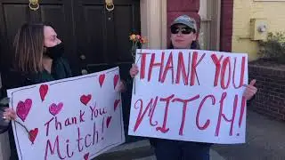 &ldquo;ShutDownDC&rdquo; holds &ldquo;Thank You&rdquo; rally outside McConnell&rsquo;s house following press release