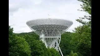 Radio Telescope Effelsberg * Rotating the 100 meter Parabolic Reflector