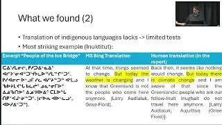 Assessment of Online Translation Tools for Indigenous Languages in the Ocean Domain in the Arctic