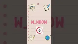 Can You Solve This Missing Letter Word Puzzle? Test Your Vocabulary Skills #shorts #1 251