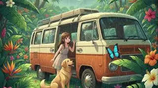 Jungle Rain Sanctuary 🌿 Tropical Lofi for Fresh Energy