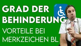 Vorteile bei Merkzeichen bl f&uuml;r blind - GdB