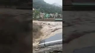 Flash Floods In Sikkim, 23 Army Jawans Missing | #shorts #indianarmy #skikkim #floods