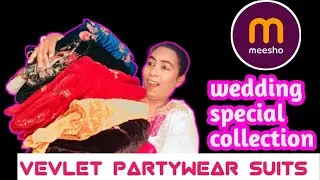 Wedding special designer  winter velvet suits 