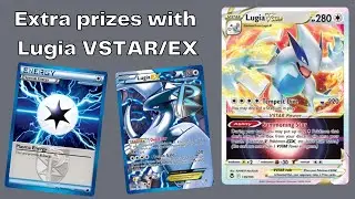 Lugia VSTAR + Lugia EX gives you extra prizes- Expanded Deck Profile and Battles PTCGO