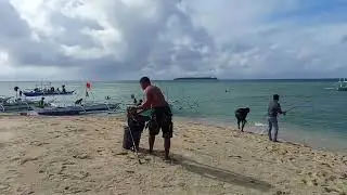 Relaxing time Isla puting buhangin, Aborlan Palawan