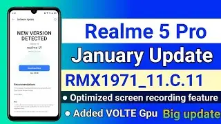 Realme 5 Pro C.10 January new update | new features | realme ui 2.0 | Realme 5 Pro new update