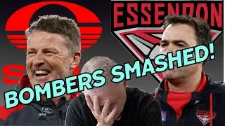 ESSENDON humiliated in last match of the season by ruthless Gold Coast.