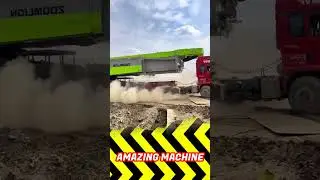 Moving heavy loads like a boss 💼🚚 #truck #excavator