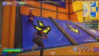 Playing Fortnite
