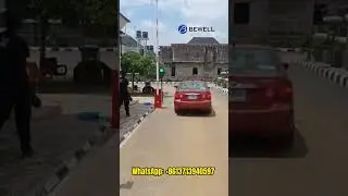 Bewell Boom Barrier Gate with RFID Card Adjustable Speed Car Parking Barrier#ParkingBarrierSystem