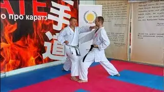 Heian Shodan #2. Kata and Bunkai. Full power and fast motion. Хейан шодан #2. Ката и Бункай.