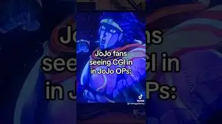 The CGI in JoJo OP&rsquo;s is perfection #jojosbizzareadventure #anime #shorts #manga #jjba