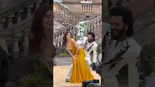 Elnaaz Norouzi & Riteish Deshmukh shooting for &ldquo;Masti 4&rdquo; in london|The Unseen Shorts #masti4 #bts