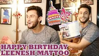 'Ishqbaaz' Leenesh Mattooo Celebrates His Birthday (2017) With Telly Reporter | Gift Segment
