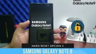 Eliminar contrase&ntilde;a,pin,patr&oacute;n o huella en Galaxy NOTE 9 | Hard Reset NOTE 9 📲